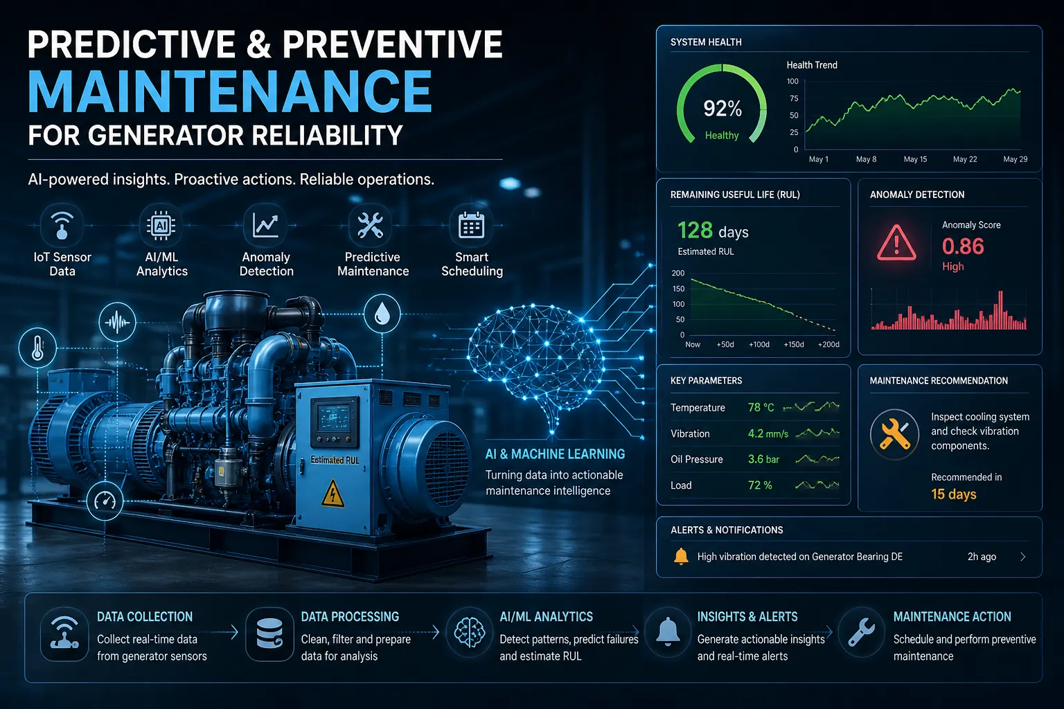Predictive & Preventive Maintenance for Generator Reliability project preview